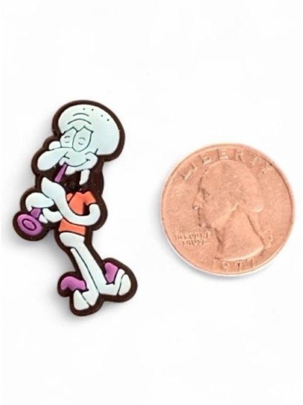 Squidward Crocs Jibbitz Shoe Charm Bikini Bottom SpongeBob PVC Accessory